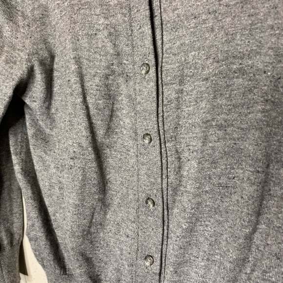 LOFT cardigan Pima cotton gray color - Picture 4 of 5